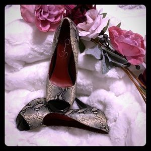 Jessica Simpson Snakeskin Heels